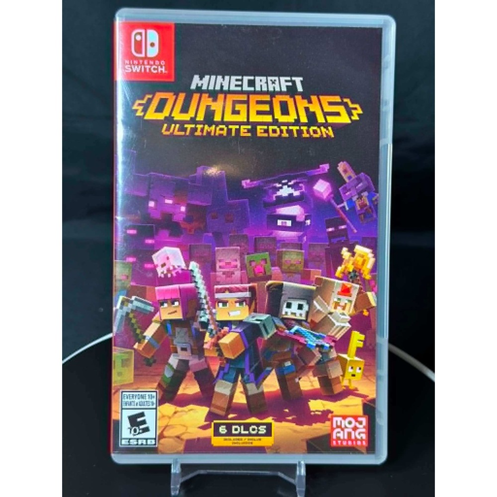 Minecraft Dungeons Ultimate Edition Nintendo Switch Case Only NoGame Replacement